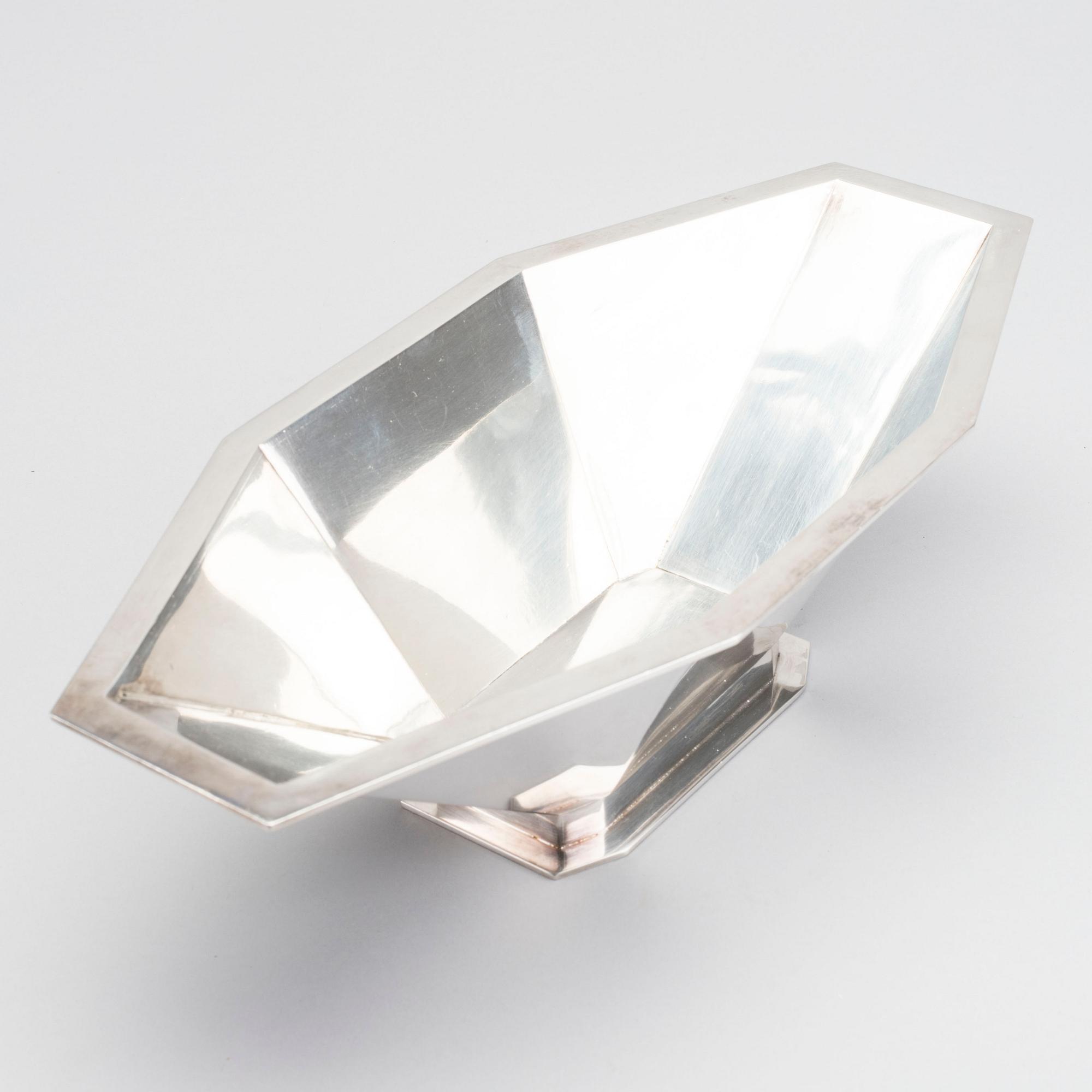 OLLE TORRESTAD, skål sterling Halmstad 1969.