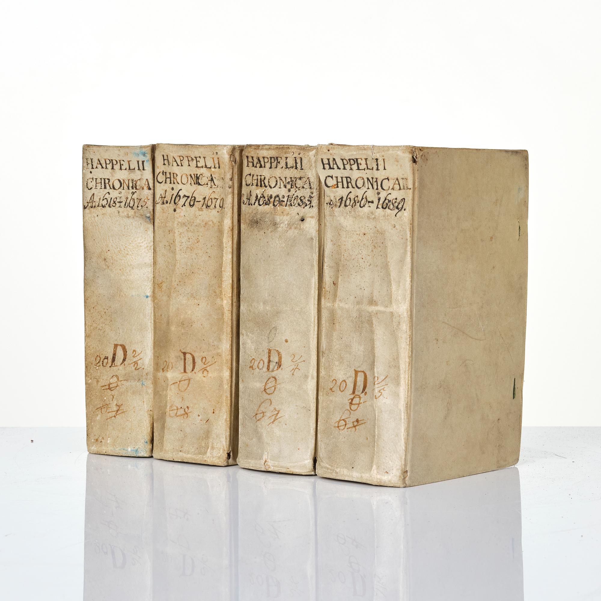 Rare periodical, with numerous engraved plates, 1690.