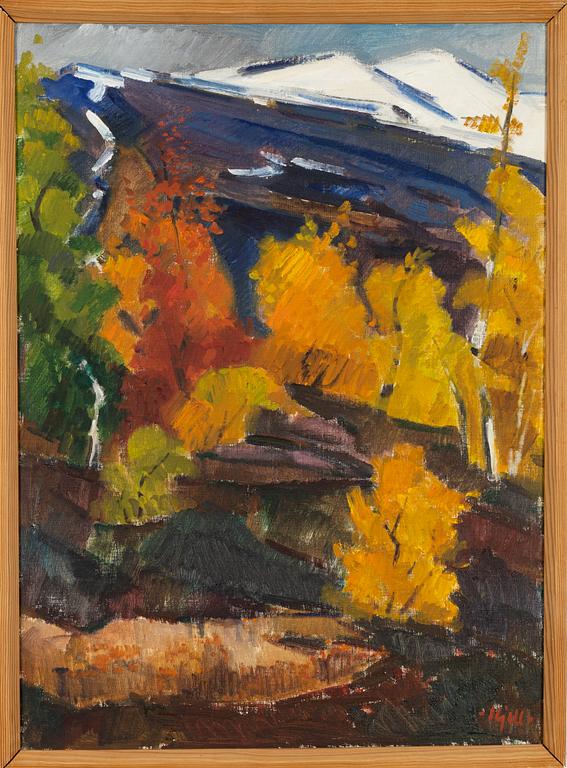 Kjell Leander-Engström, oil on canvas, signed.