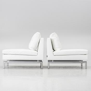 Armchairs, a pair, Ligne Roset, France.