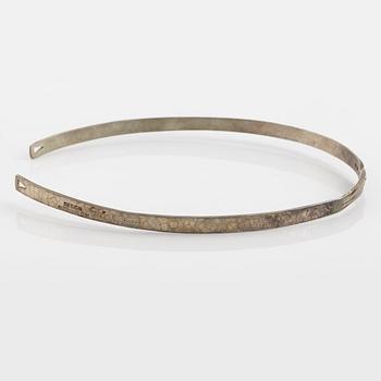 Alf Halldin silver diadem.