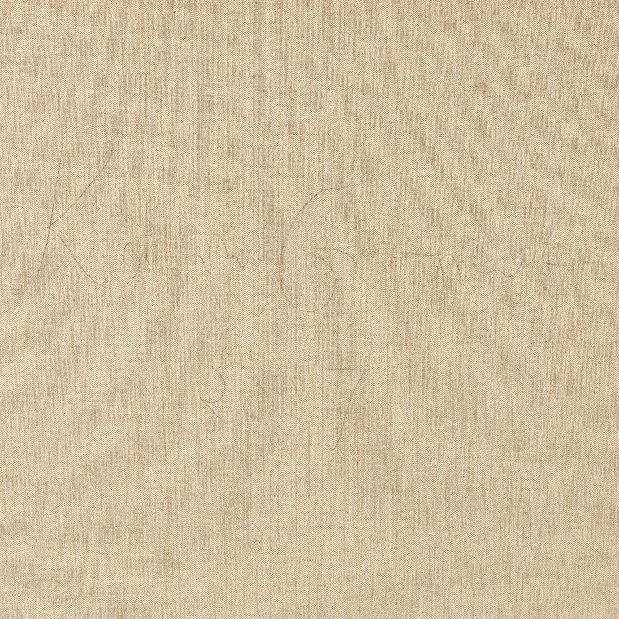 Karin Granqvist, oil on canvas, signed and dated 2007 verso.