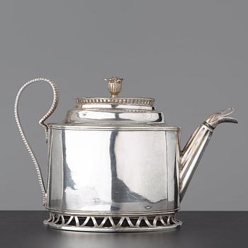 A late Gustavian late 18th century teapot.