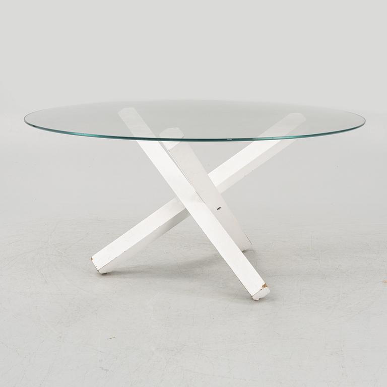 Studio Sovet, an 'Aikido' glass top table, Italy.