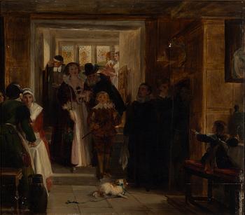 John Calcott Horsley, tillskriven, På slottet.