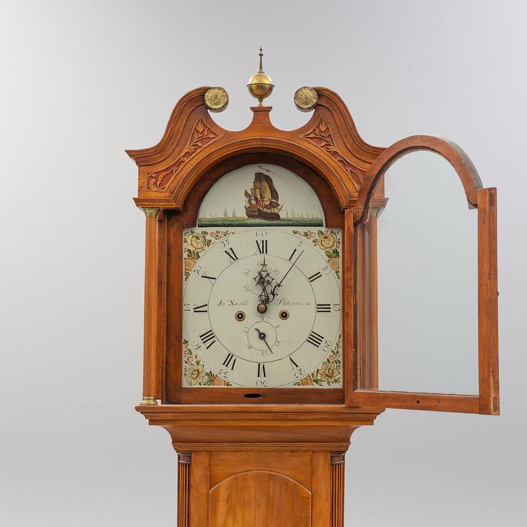 A Scottish mahogany long-case clock by John Smith, Pittenweem, 19th Century.