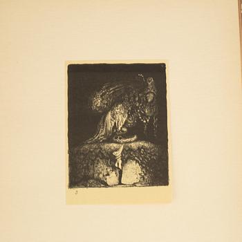 John Bauer, "Troll", svit om tio litografier, , Ernst Bauers Förlag Göteborg, A. Börtzells, 1915.