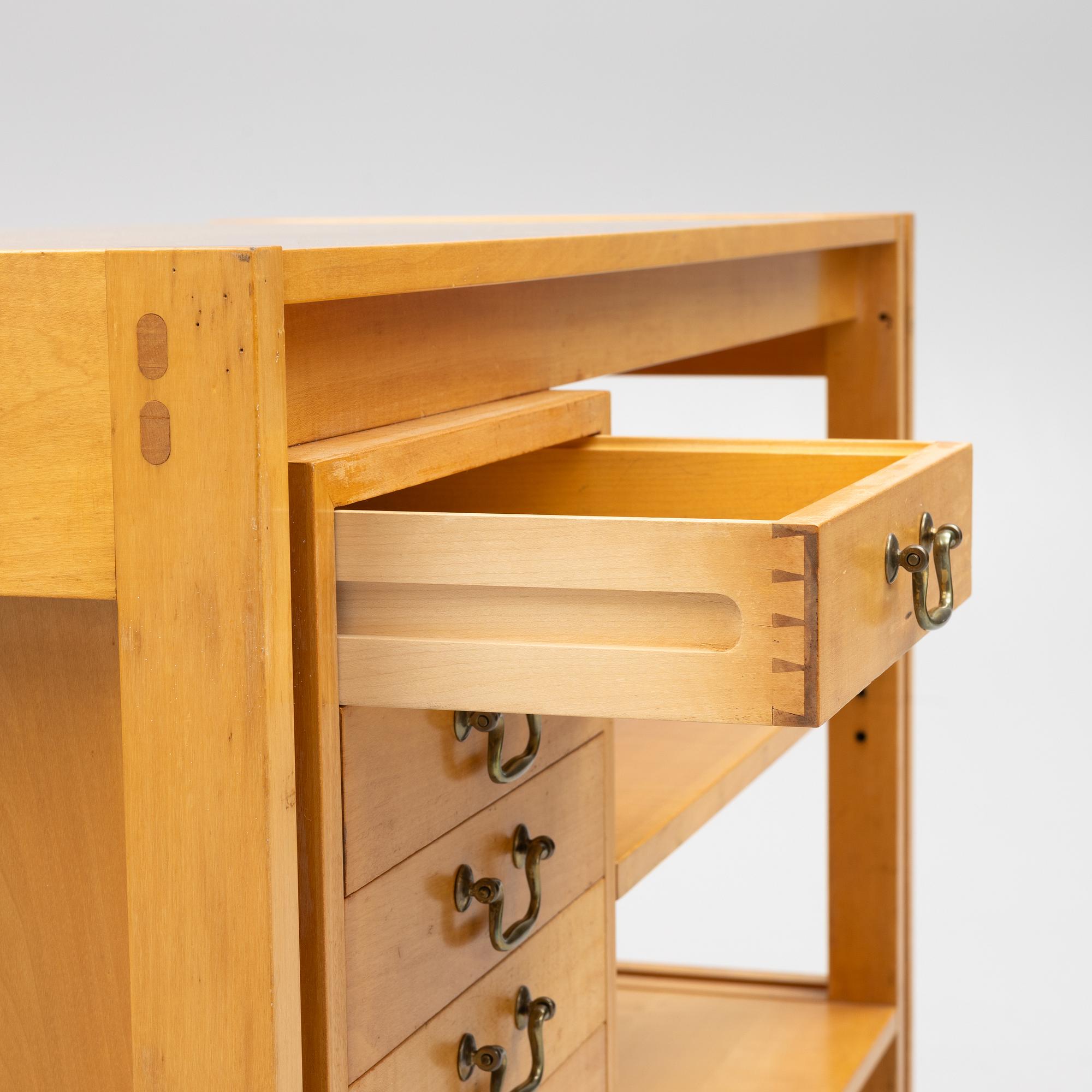 Side table, executed by cabinetmaker Torsten Schollin, mid-20th century.