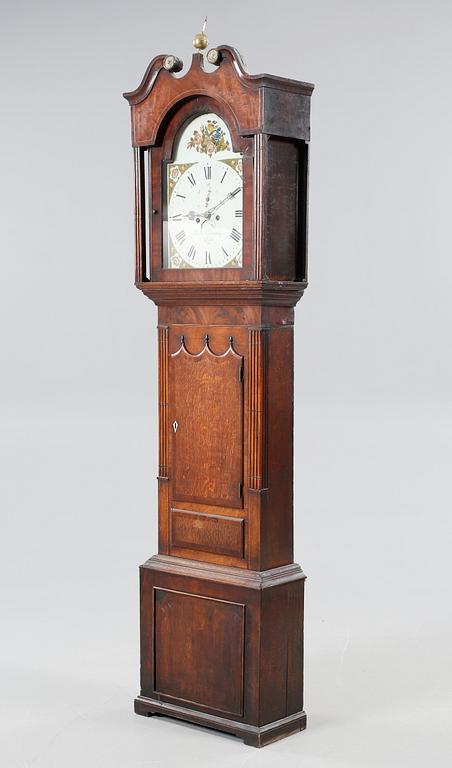 A grand father clock, Holywell Winstanley from England, first halft of the 19th century.