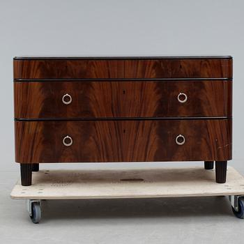 BYRÅ, mahogny, Sverige, 1940-tal.