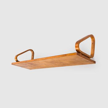 Alvar Aalto, seinähylly, malli 112, O.Y. Huonekalu- ja Rakennustyötehdas A.B. 1930/1940-luku.