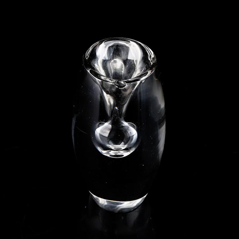 Tapio Wirkkala, glass vase, "Tokio", signed and dated -57.