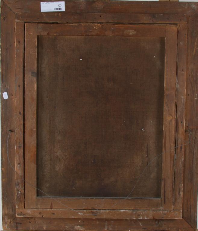 OKÄND KONSTNÄR. Olja på duk, 1800-tal.