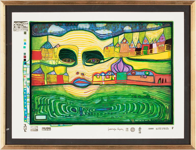 FRIEDENSREICH HUNDERTWASSER, "Look at it on a rainy day (The Regentag Portfolio)".