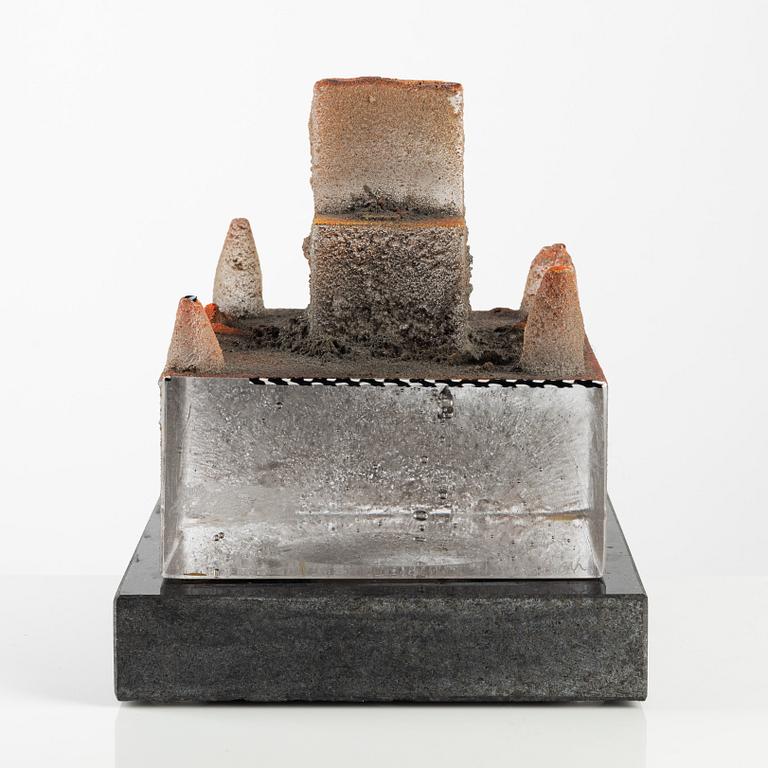 Bertil Vallien, a unique sculpture, Kosta Boda.