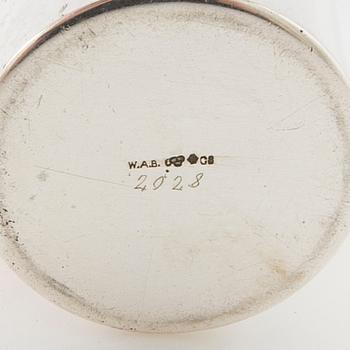 WA Bolin soup cups 7+2 pcs silver Stockholm 1933 (?).