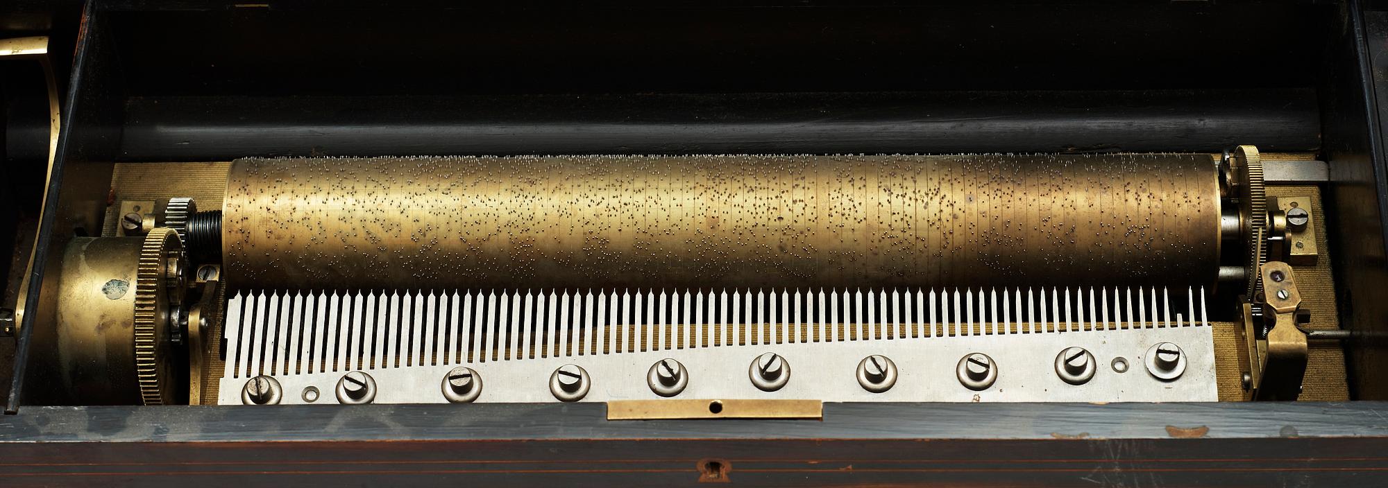 CYLINDERSPELDOSA, 1800-talets andra hälft.