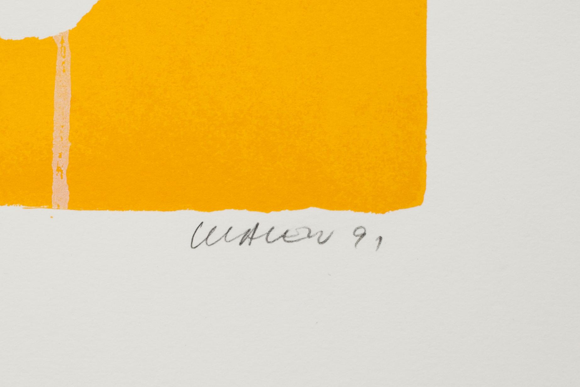 PETER KLASEN, färgserigrafi, signerad, numrerad 63/150 och daterad- 91.