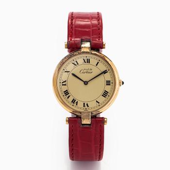 Cartier, must de Cartier, Vendôme wristwatch, 30 mm.