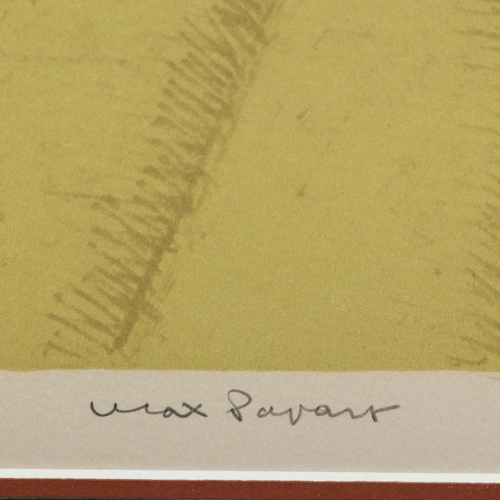 MAX PAPART, lithograph in colours, signed and numbered 42/100.