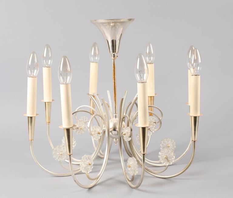 TAKKRONA, nysilver, 1900-tal, h ca 46.