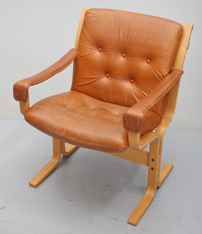 FÅTÖLJER, ett par, Westnofa Furniture, Norge, 1900-talets andra hälft.