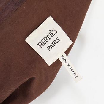 A lesther jacket by Hermès, in sixe 38(FR).