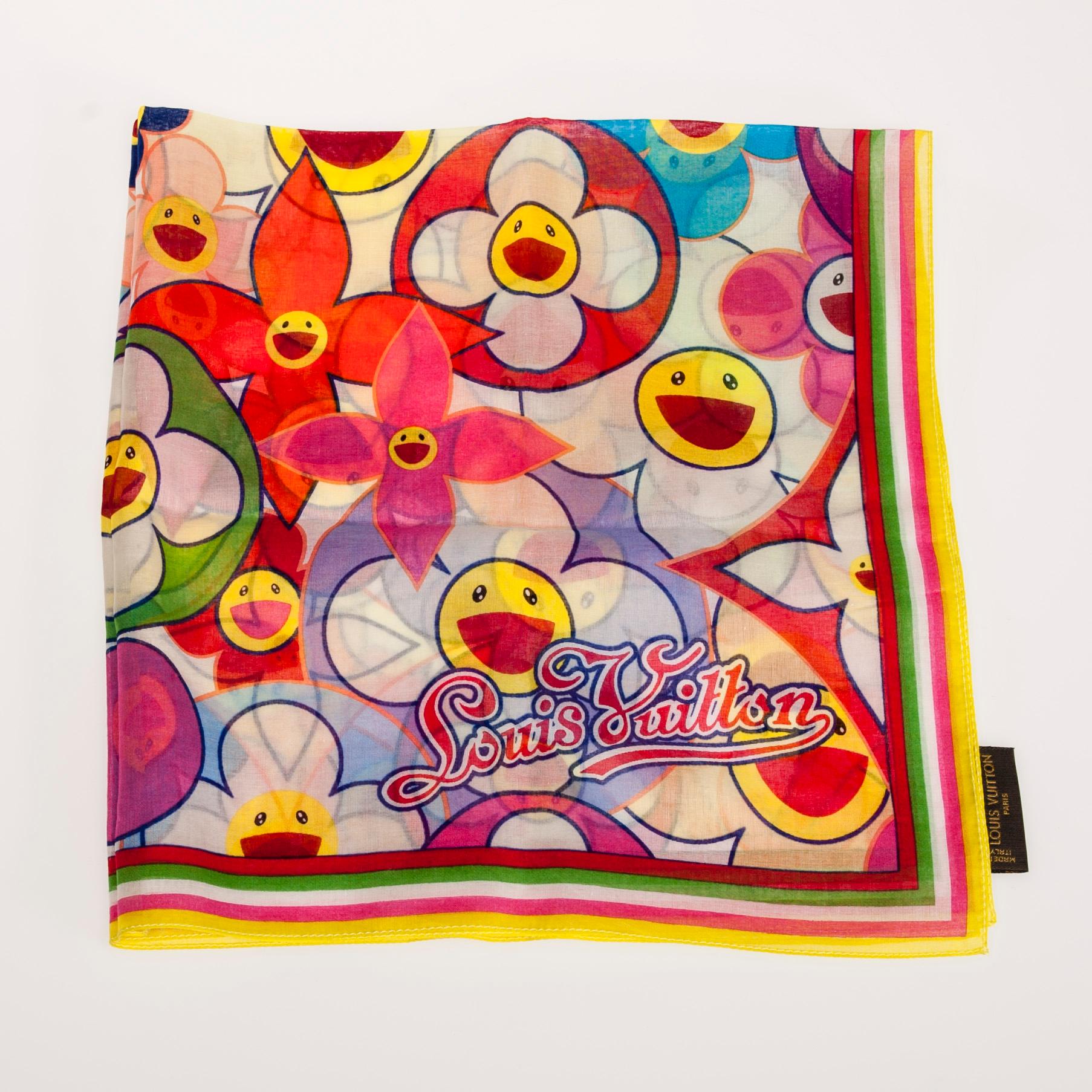 SCARF, "Cosmic Blossom Bandana", Louis Vuitton.