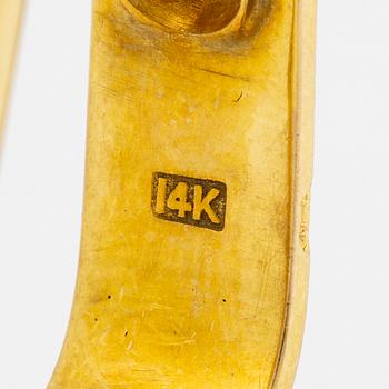 Cufflinks, a pair, 14K gold.