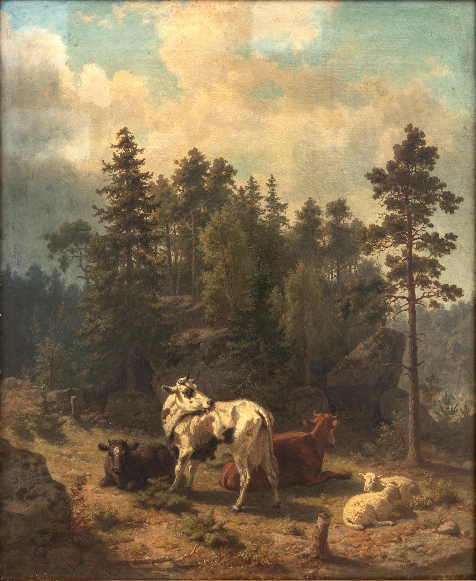 Nils Andersson,  oil on canvas signed and dated 19857.