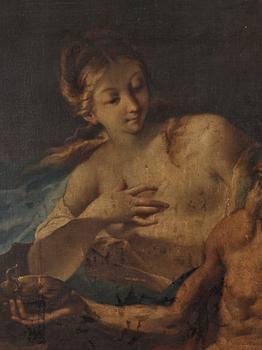 Giovanni Battista Pittoni Tillskriven, Lot och hans döttrar.