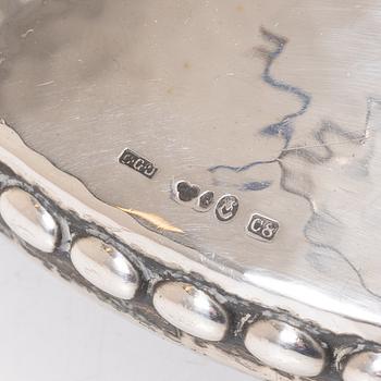 Bordslampa, silver, Stockholm 1929.