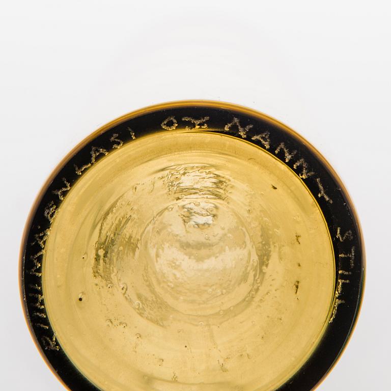 NANNY STILL, FLASKA OCH KARAFF, glas, Riihimäen Lasi, 1900-talets senare del.