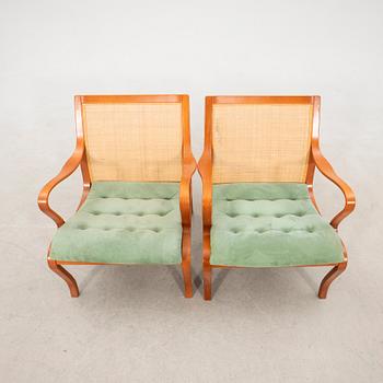 Nils Roth, a pair of "Vienna" armchairs by DUX, second half of the 20th century.