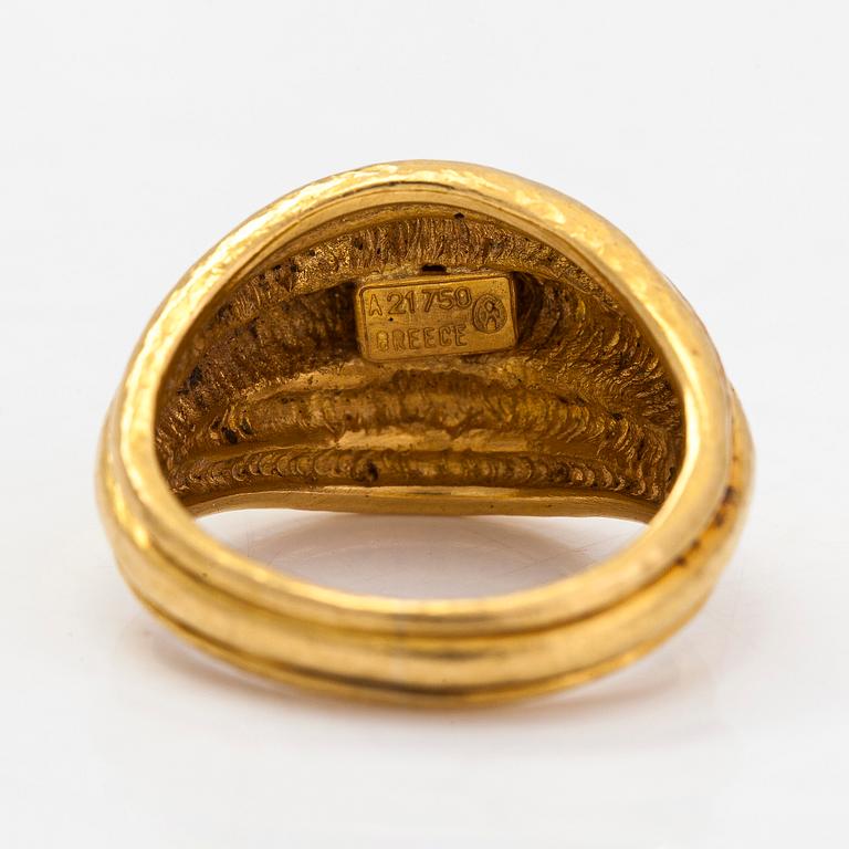 Ilias Lalaounis, ring, 18K guld, Grekland.