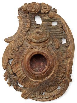 764. A Swedish Rococo 18th century clock case.