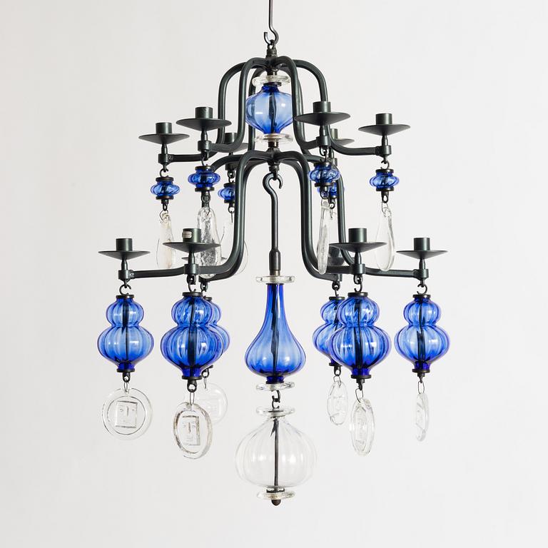 Erik Höglund, a chandelier, Boda Smide.
