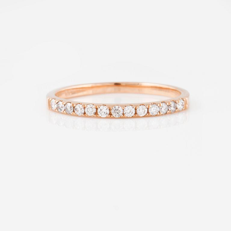 RING, med briljantslipade diamanter ca 0.20 ct.