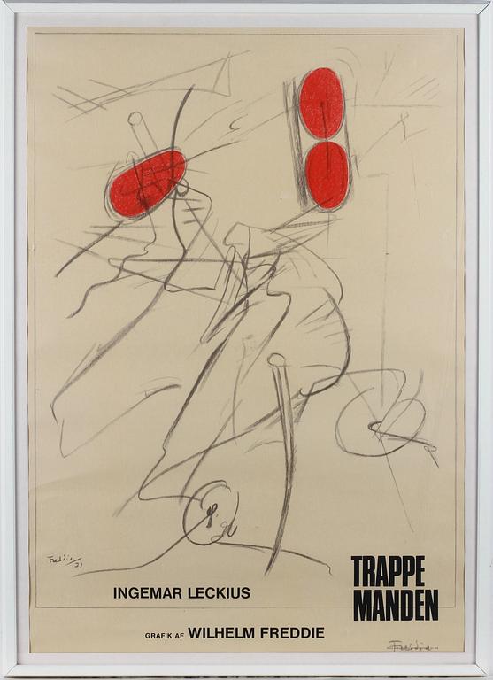 UTSTÄLLNINGSAFFISCHER, 2 st, bl a Miro.