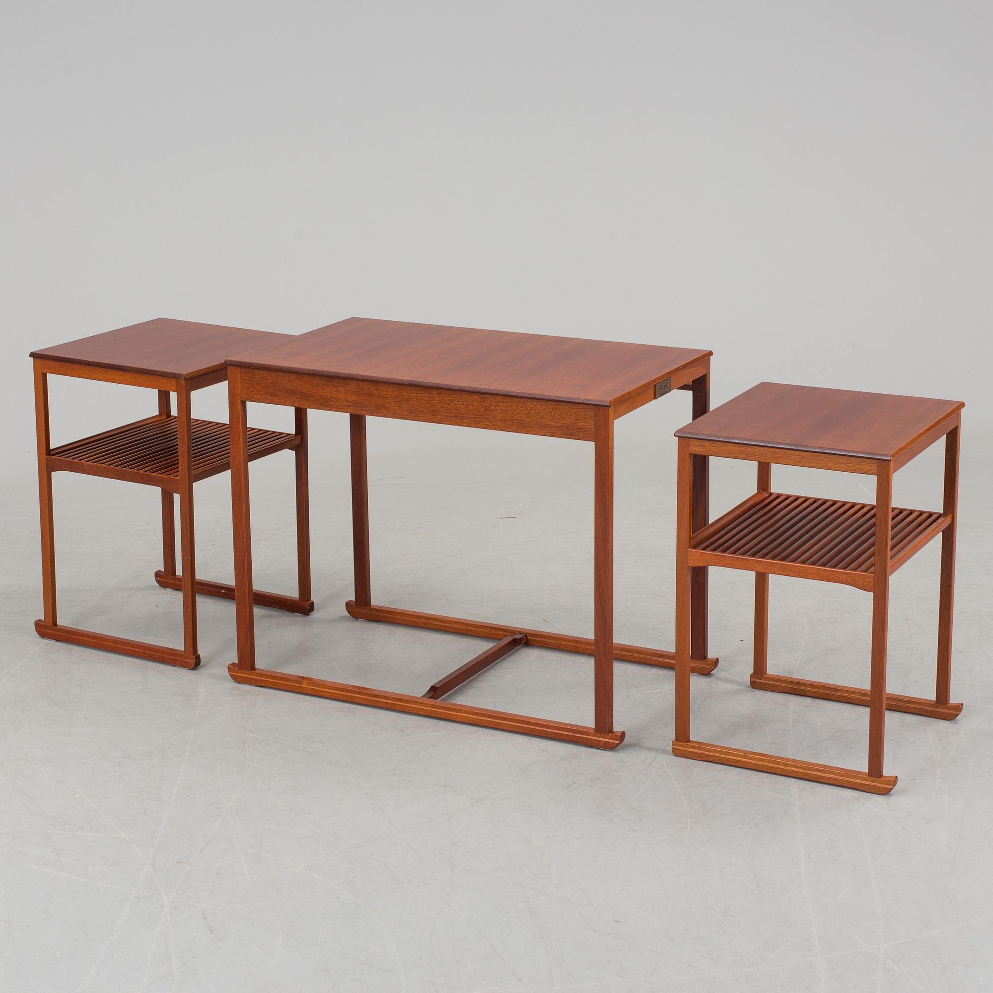 CARL MALMSTEN, satsbord, 3 delar, "Släden", Banquet, 2006.