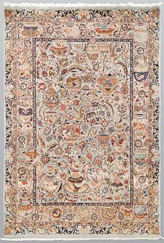 Matta, Figural Kashmar, ca 292 x 195 cm.