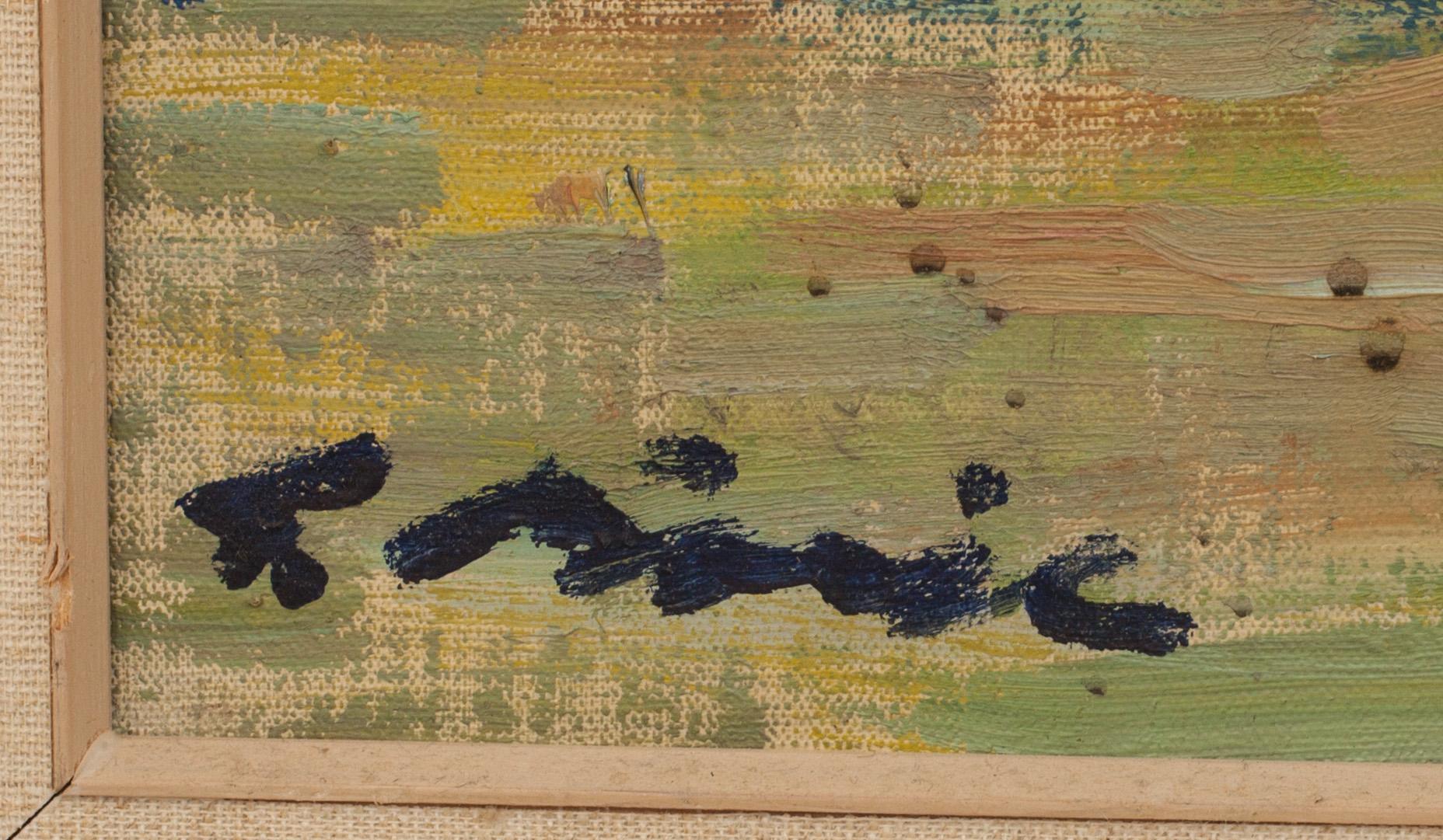 GIDEON BÖRJE, olja på duk, signerad.