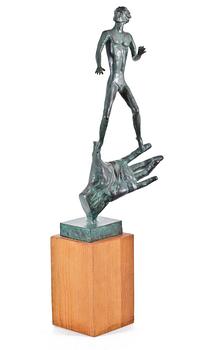 CARL MILLES, efter, brons, "Guds hand", sent 1900-tal.