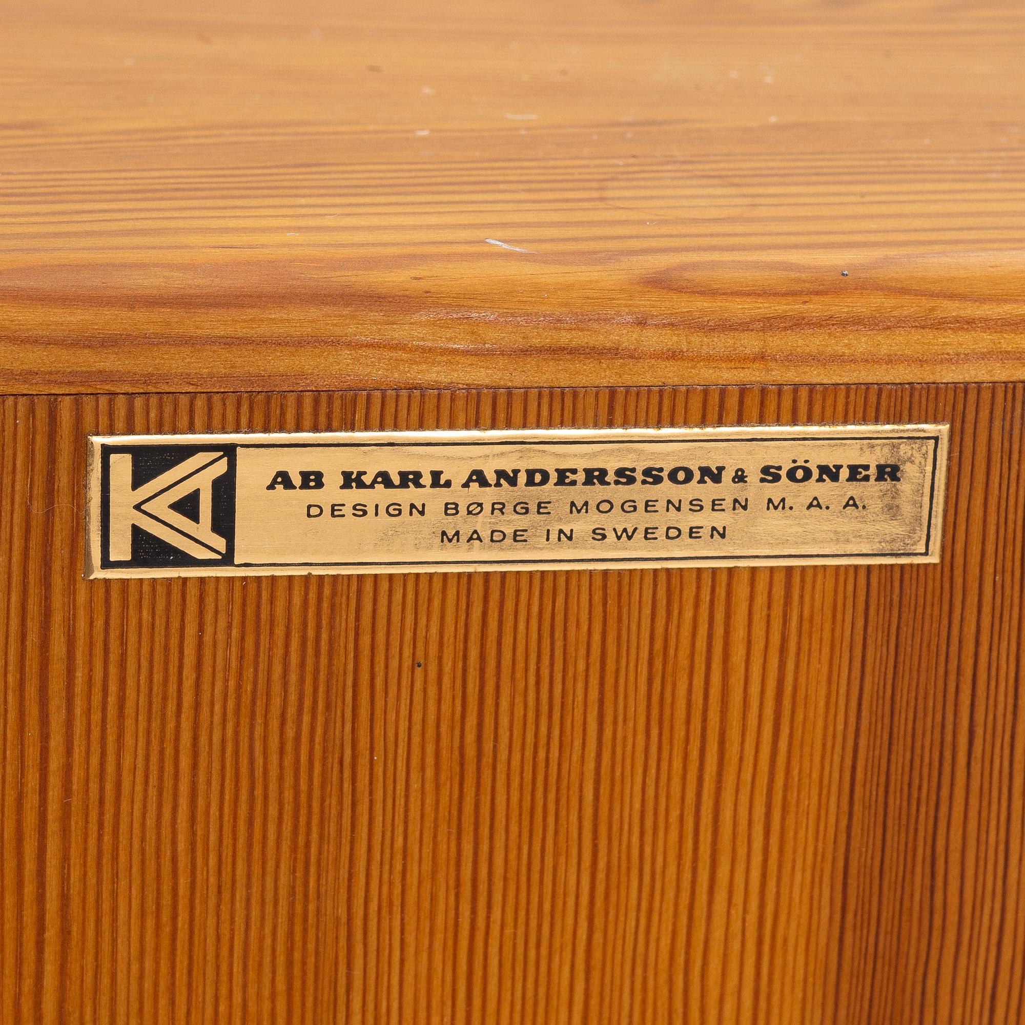Børge Mogensen, A pair of cabinets, Karl Andersson & Söner, 1970s.