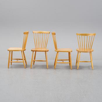 Stolar 4 st, Stocka, Stockaryd, daterade 1978.