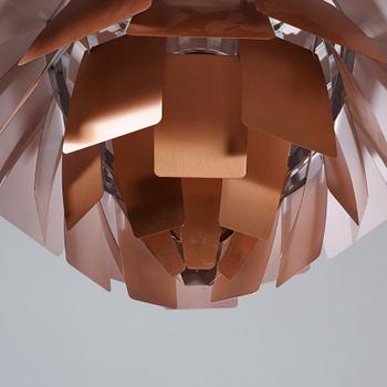 A Poul Henningsen copper 'Artichoke' ceiling lamp, Louis Poulsen, Denmark.