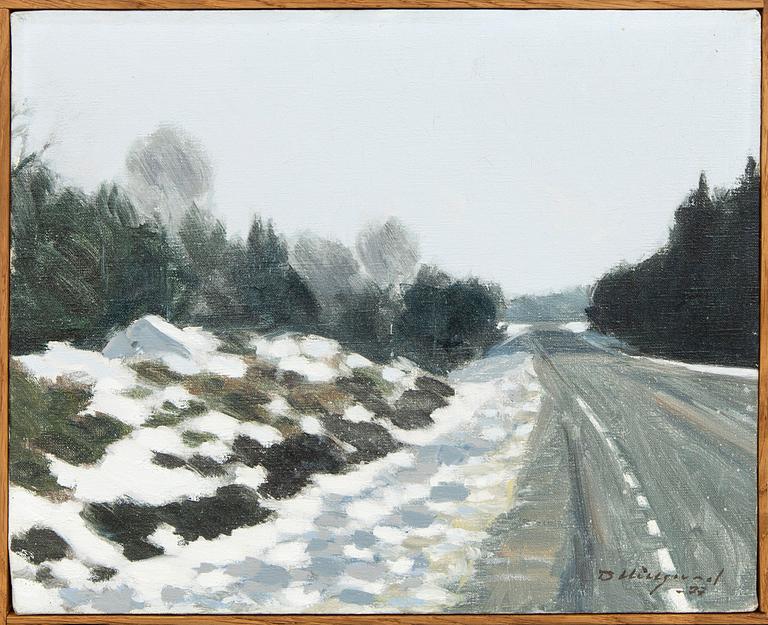 Bengt Hillgrund, oil on canvas signed and dated 77.