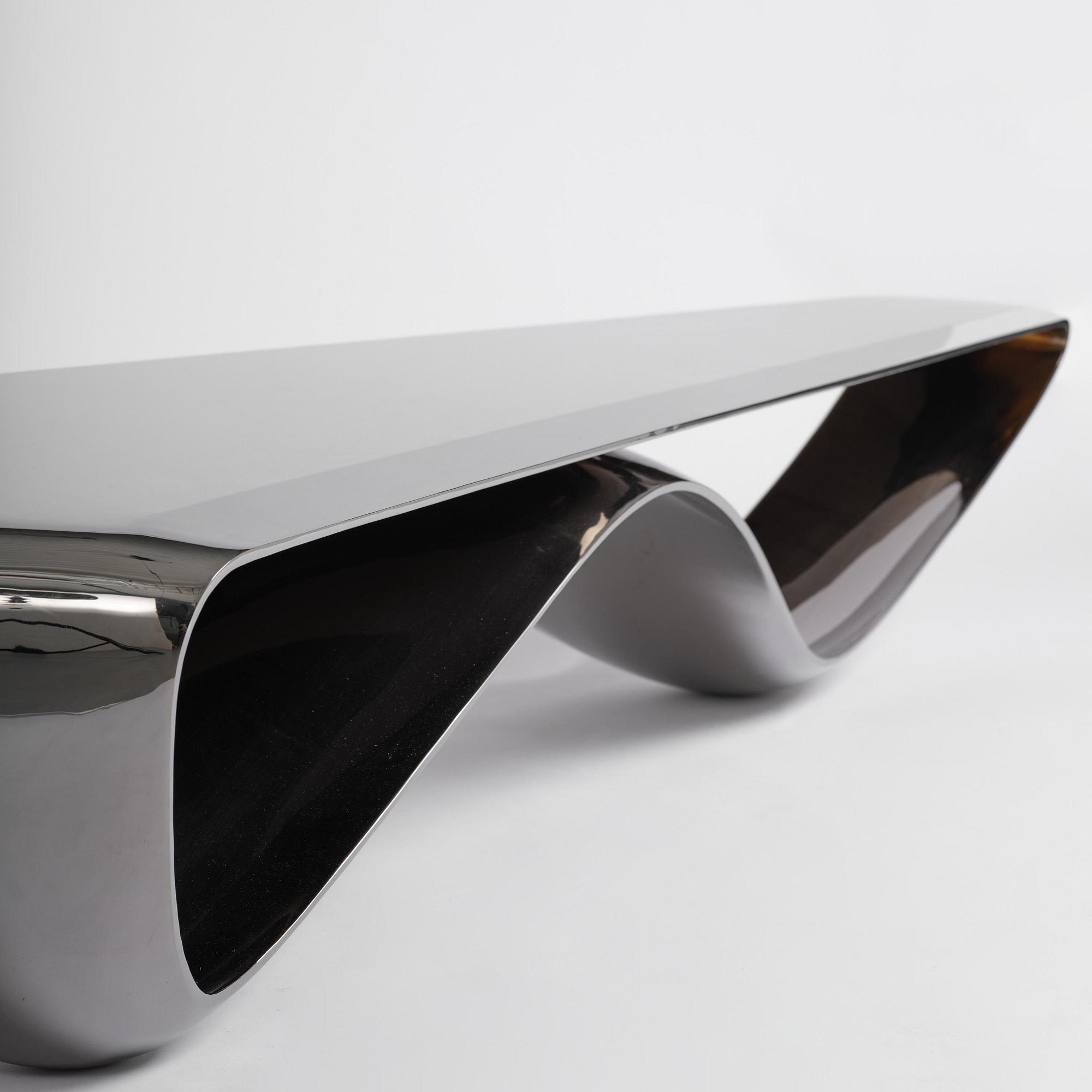 Johan Jonsson, a "Luscious Two" (Black Edition) coffee table/sculpture, ed. 6 + 2 AP, executed 2013-2014.