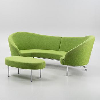 A 'Orgy' sofa with pouf by Karim Rashid for Offecct.