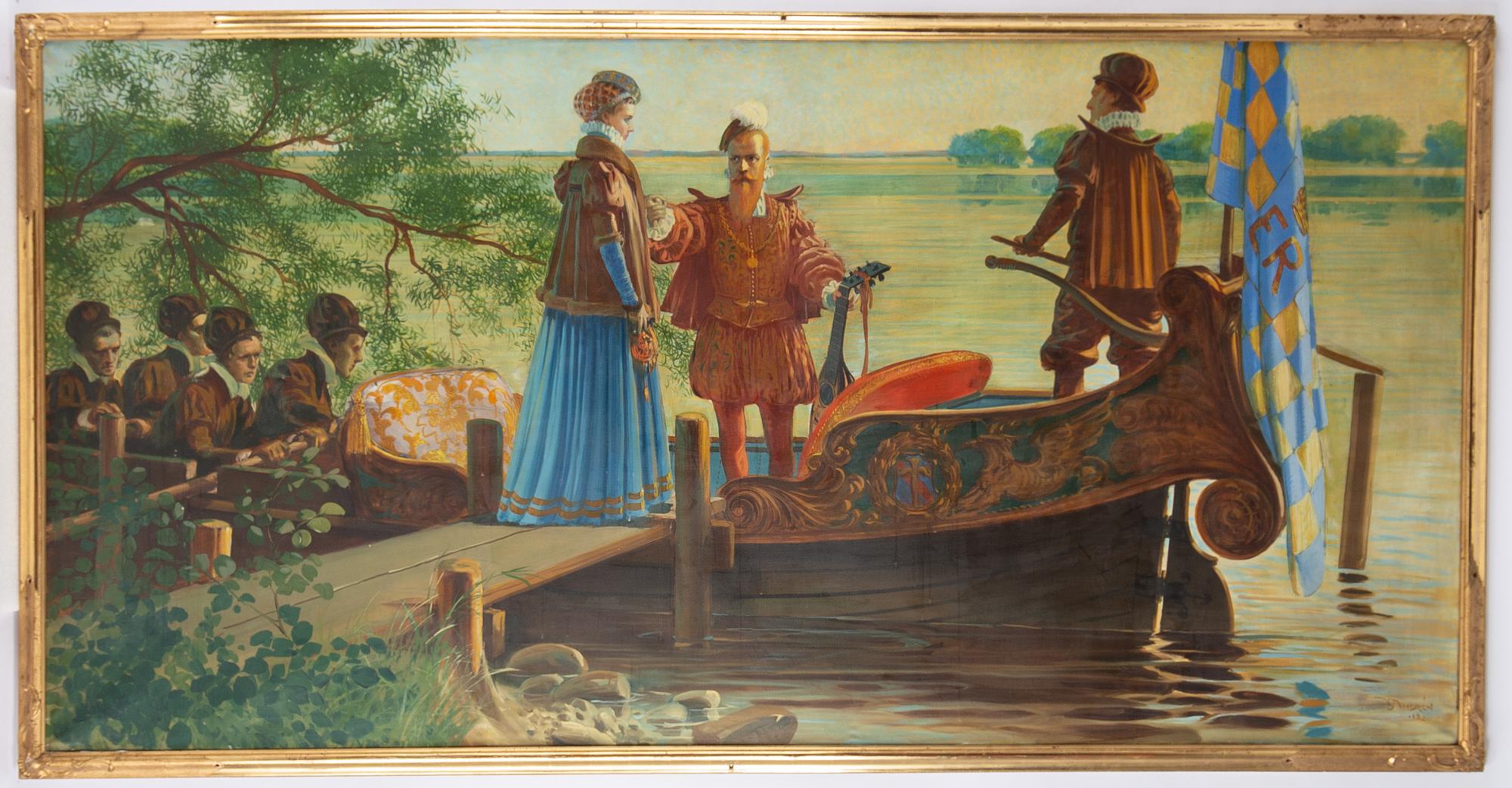 Vicke Andrén, oil on canvas, signed and dated -12.